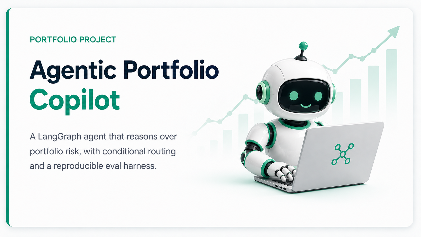Agentic Portfolio Copilot - light theme preview
